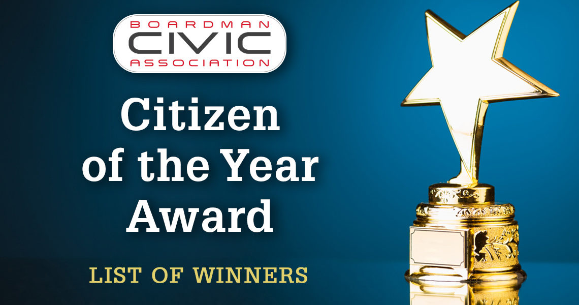 BCA Boardman Civic Association Citizen of the Year Award BCA